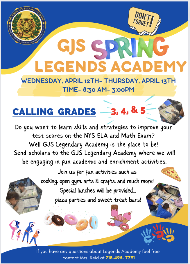 GJS Spring Legends Academy